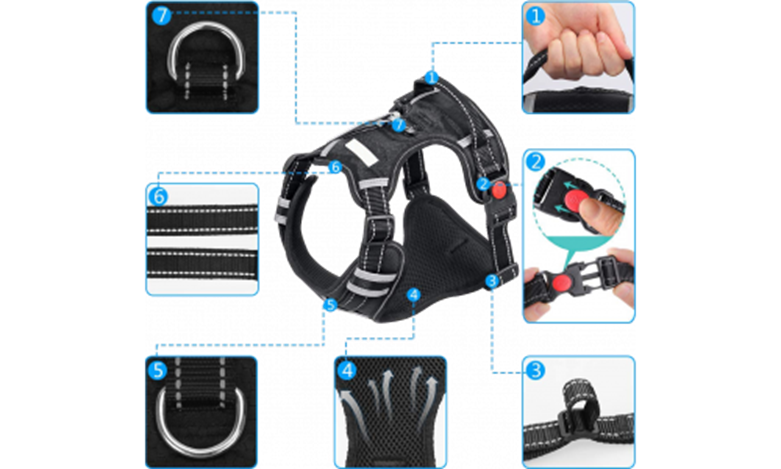 Harnais Anti-traction pour Chien